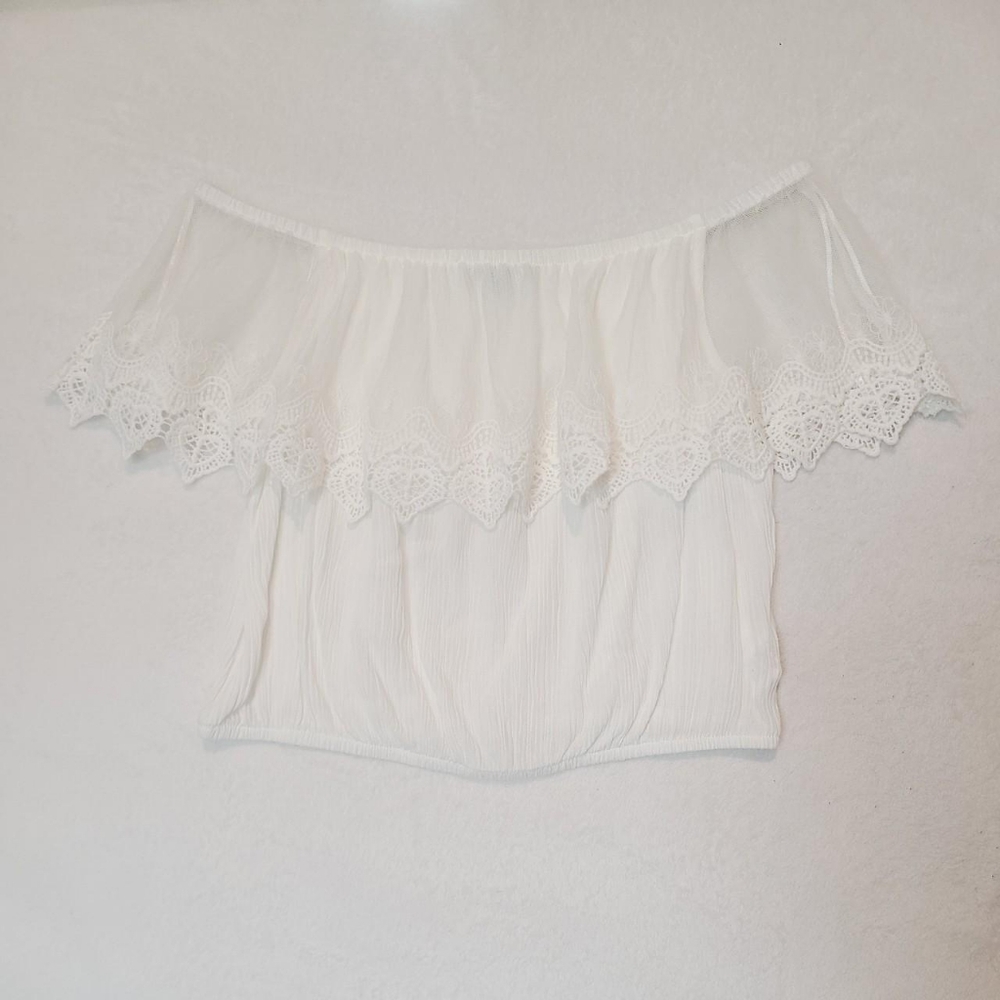 Ambiance White Off The Shoulder Blouse